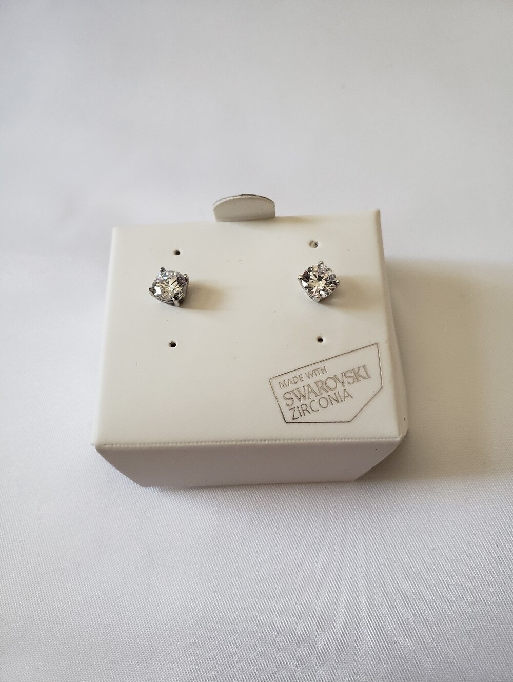 Swarovski Zirconia Sterling Silver Earrings